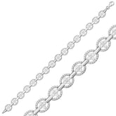 Silver Round Waterway Women's Bracelet